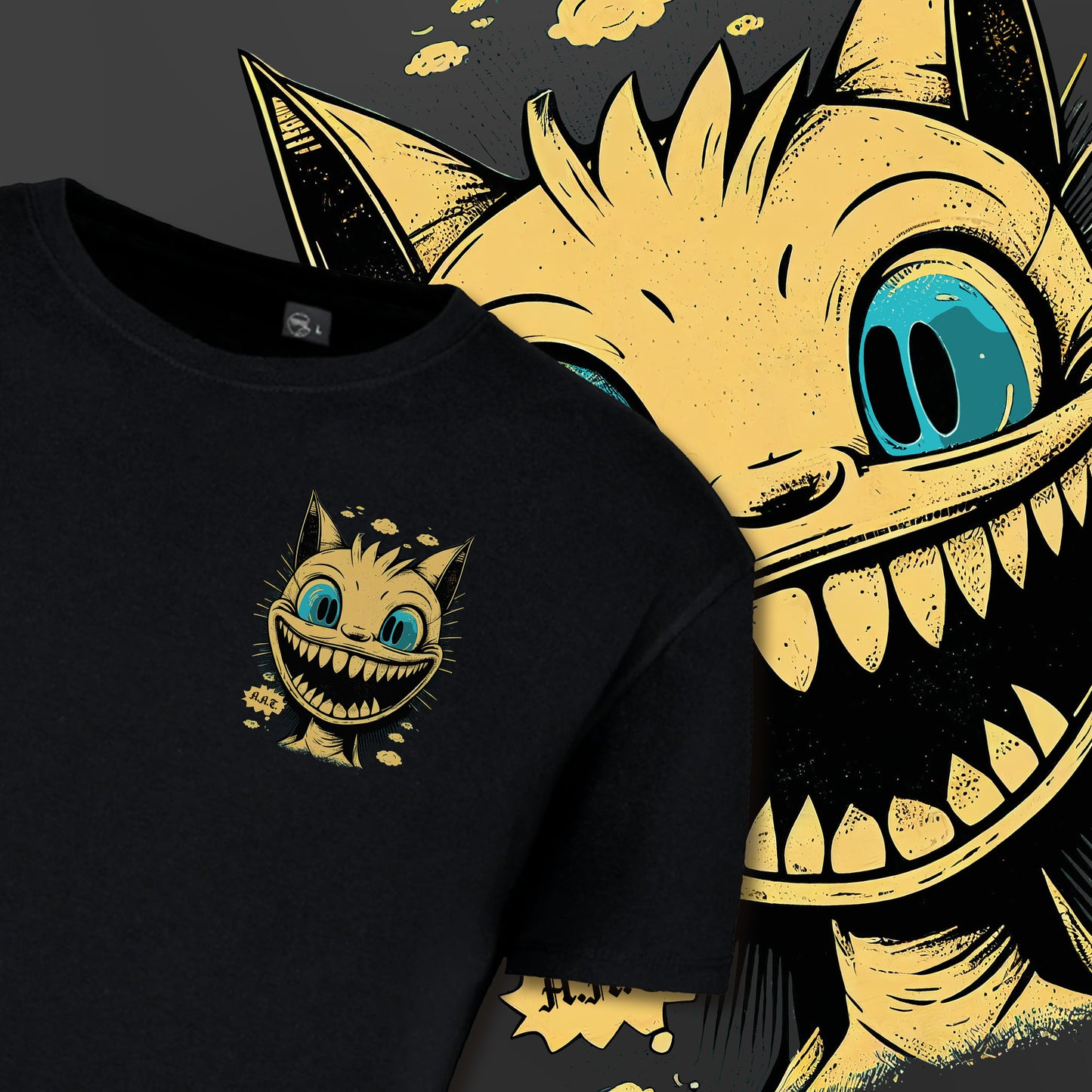 A.A.T. Design unisex póló - Grinning Nightmare