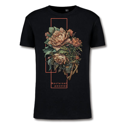 A.A.T. Design unisex póló - Nocturnal Peonies