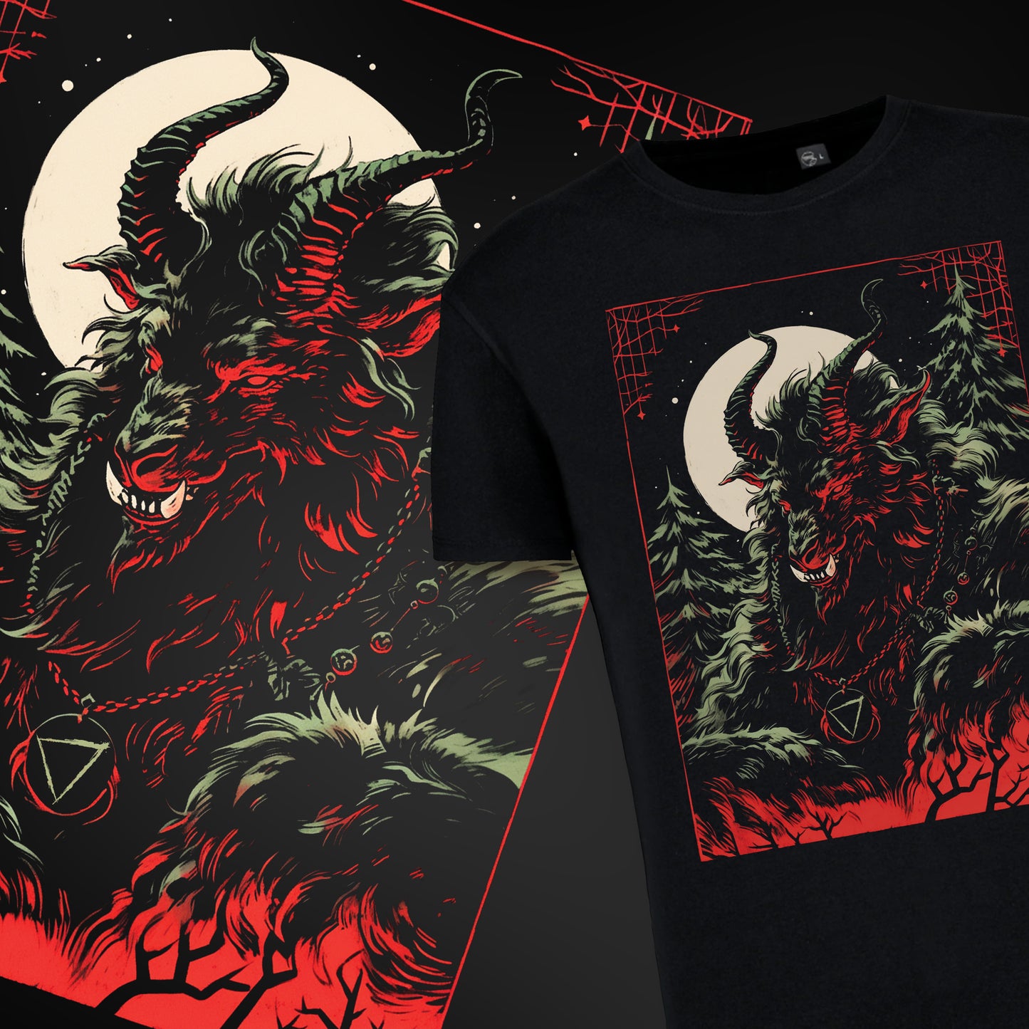 A.A.T. Design unisex póló - Krampus